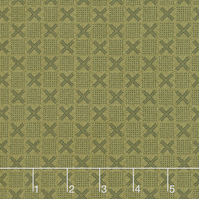 Froth and Bubble - X Texture Green Yardage