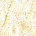 Shimmer Paradise - Fern Metallic White Yardage Alternative View #1