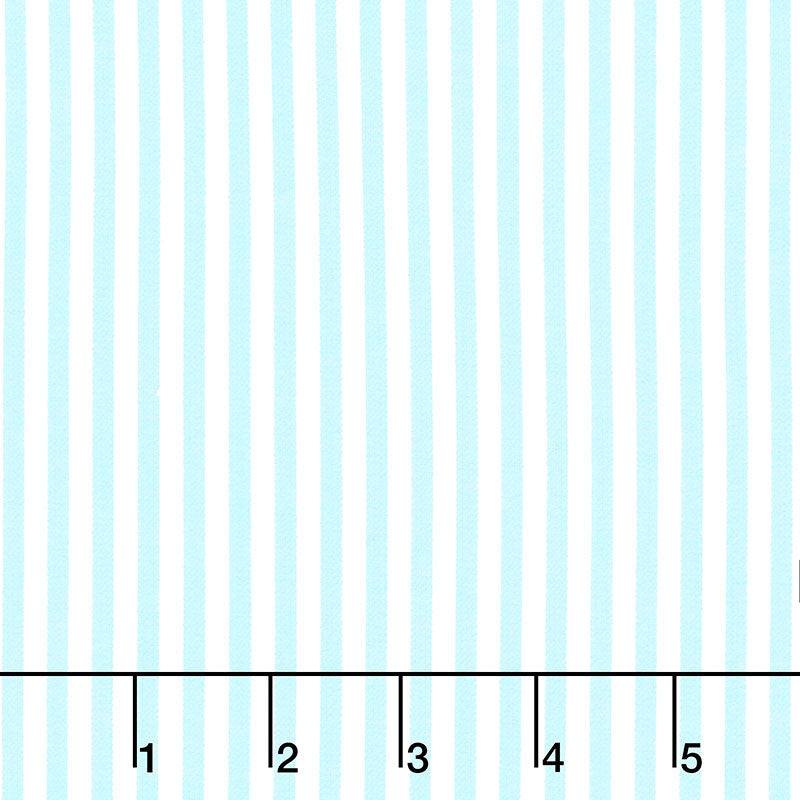 Cozy Cotton Flannels - Stripes Blue Yardage Primary Image