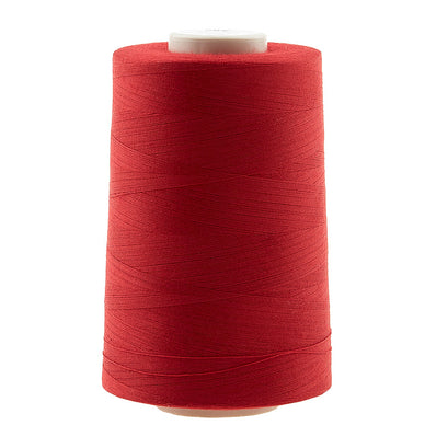 Fiery Red OMNI Thread - 6,000 yds (poly-wrapped poly core)