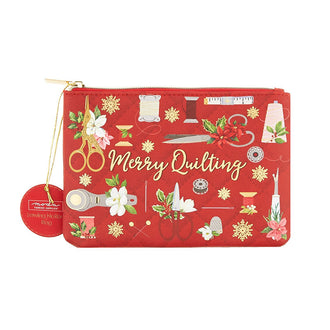 Merry Quilting Notion Bag - Red