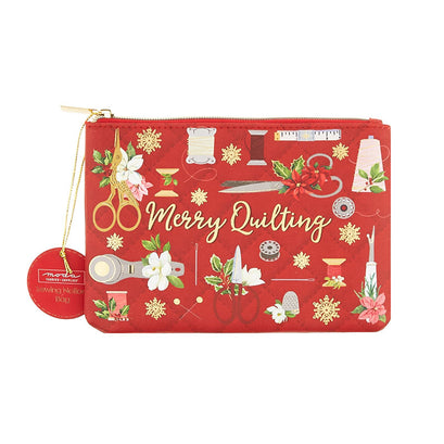 Merry Quilting Notion Bag - Red