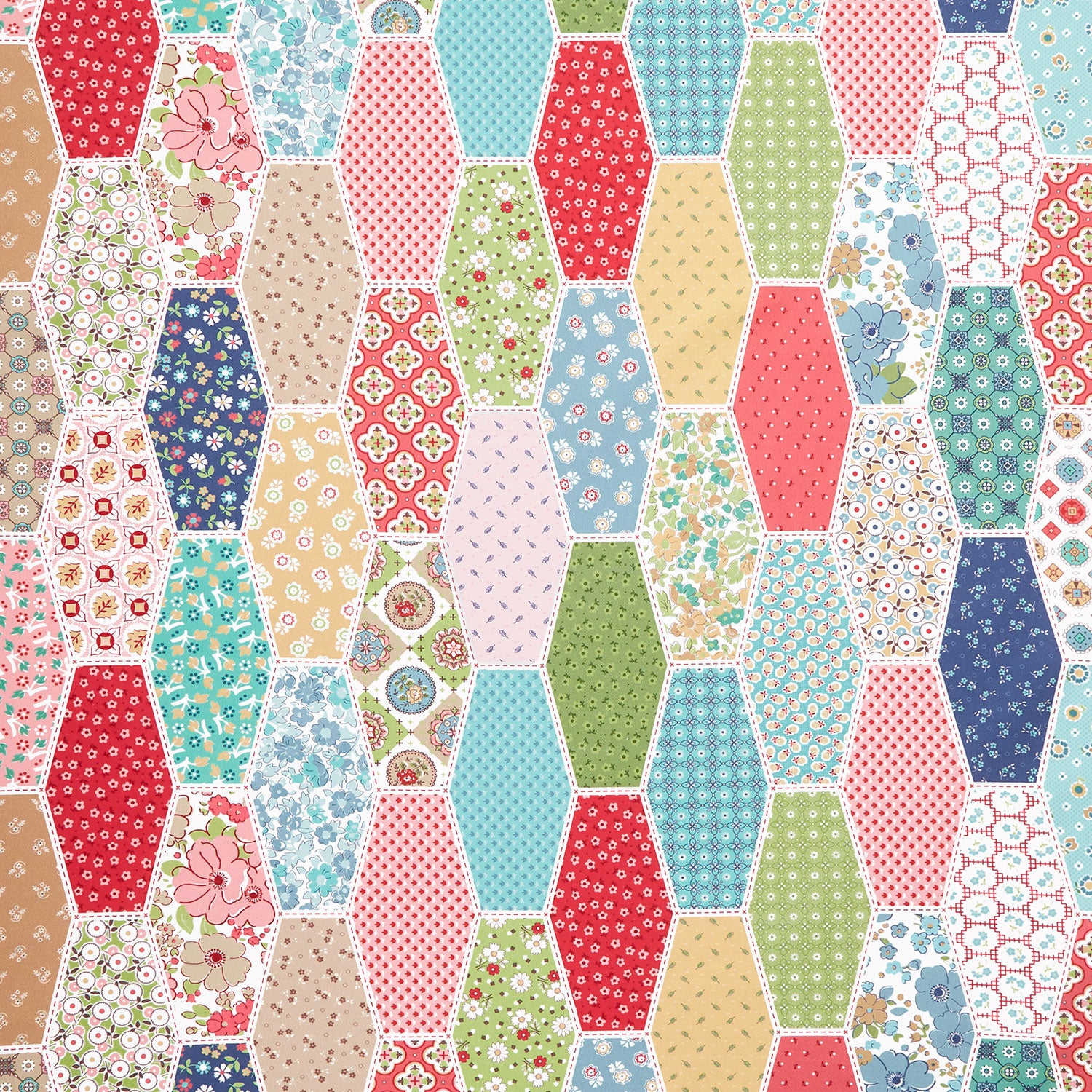 Gingham Foundry - Blue Floral Yardage, Navy, Riley Blake, Fabric Yarda -  Keri Quilts