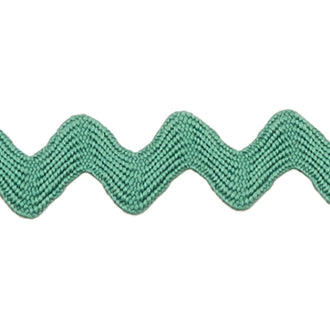 Lori Holt Vintage Ric Rac Large Trim - Jade 3/8" Poly