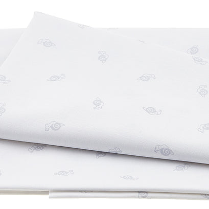 Spaced Out - Snails Light Gray 2 Yard Cut