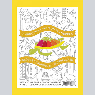 Alison Glass Embroidery Iron-On Transfers Clover Sunshine Pattern