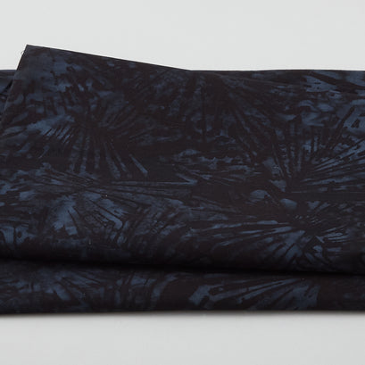 Obsidian Baliscapes Batiks - Palm Black 2 Yard Cut