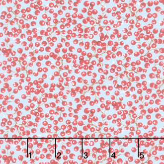 Bundle-Up - Berries Light Blue Yardage