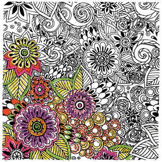 Zenbroidery Small Floral Embroidery Kit