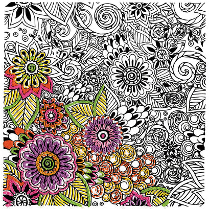 Zenbroidery Small Floral Embroidery Kit