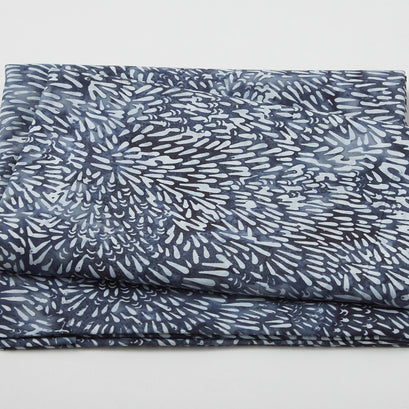 QE5: Delight Batiks - Rain Granite 2 Yard Cut