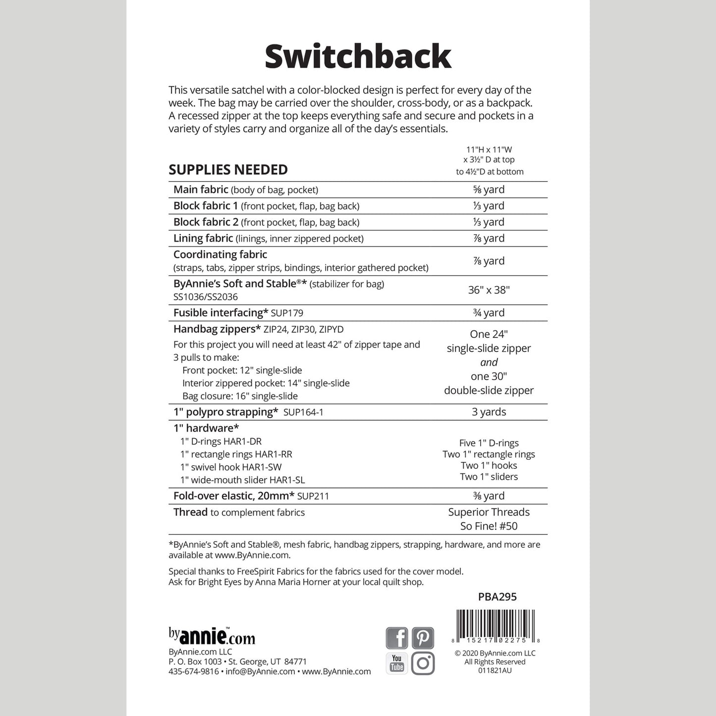 Switchback Convertible Backpack/Shoulder Bag Pattern Alternative View #1