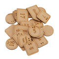 Mini Christmas Stocking Advent Calendar Button Set Primary Image