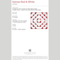 Digital Download - Kansas Red & White Quilt Pattern by Missouri Star
