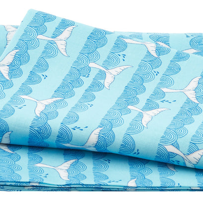Make Splash - Fish Tales Blue 2 Yard Cut