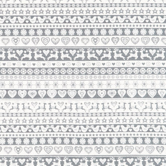 Scandi 2023 - Stripe Silver Yardage