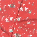 Twas - Not Even A Mouse Red Yardage Alternative View #1