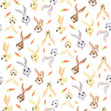 Harold the Hare - Hares and Carrots White Yardage Primary Image