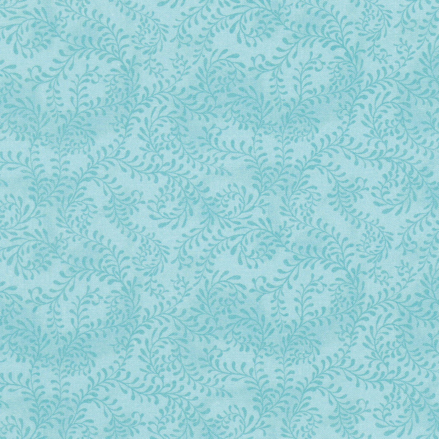 Wilmington Essentials - Swirling Leaves - Turquoise Yardage Primary Image