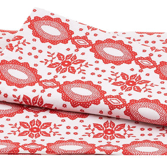 Folk Heart - Lace Cherry 2 Yard Cut