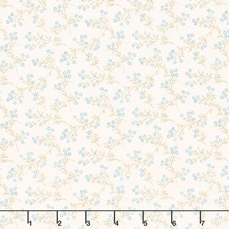 Seabreeze - Spring Bouquet Straw Yardage