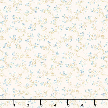 Seabreeze - Spring Bouquet Straw Yardage