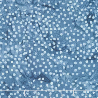 Tonga Batiks - Lakeside Squarish Dots Baltic Yardage