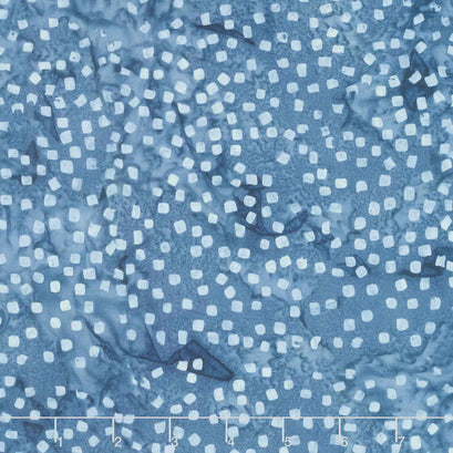 Tonga Batiks - Lakeside Squarish Dots Baltic Yardage