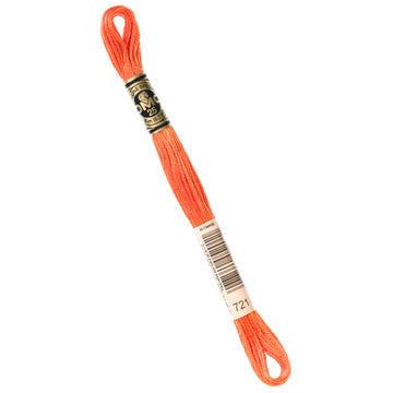 DMC Embroidery Floss - 721 Medium Orange Spice Primary Image
