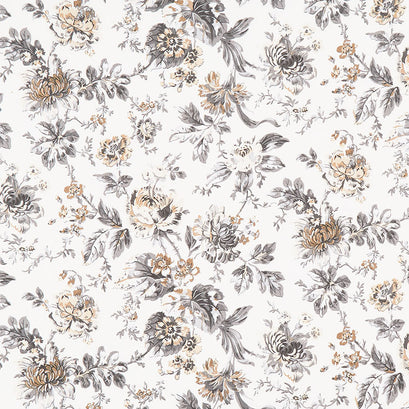 Lockwood Manor - Trailing Flowers Cream Yardage