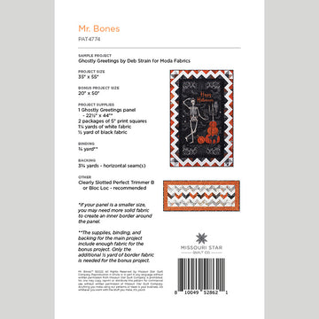 Digital Download - Mr. Bones Quilt Pattern by Missouri Star Alternative View #1
