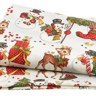 Winter Joy - Allover Novelty Cream 2 Yard Cut