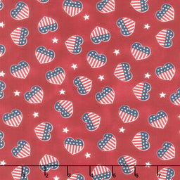 Hearts' Anthem - Heart Toss Red Yardage Primary Image