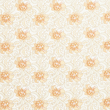 Sunwashed Romance 108" - Sylized Foulard Cream Yardage Primary Image