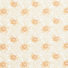 Sunwashed Romance 108" - Sylized Foulard Cream Yardage Primary Image