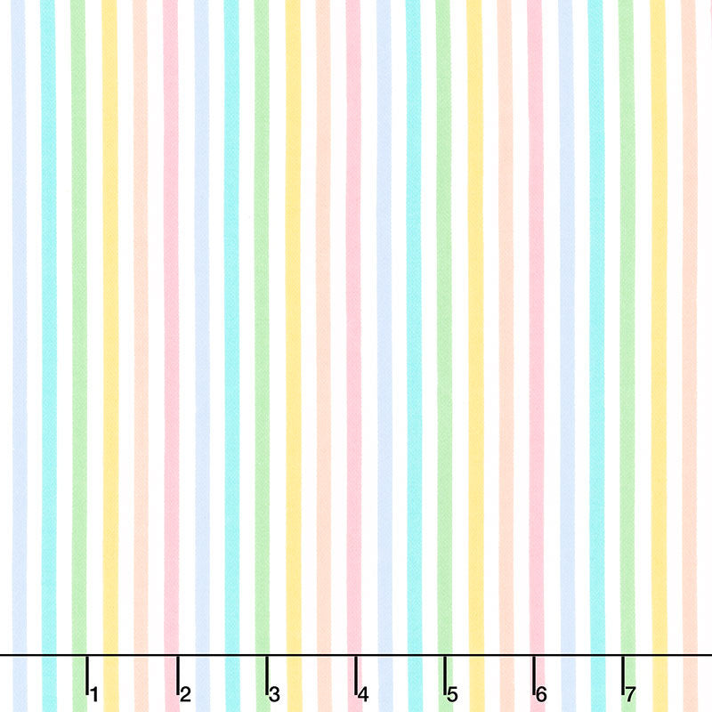 Cozy Cotton Flannels - Stripe Pastel Yardage Primary Image