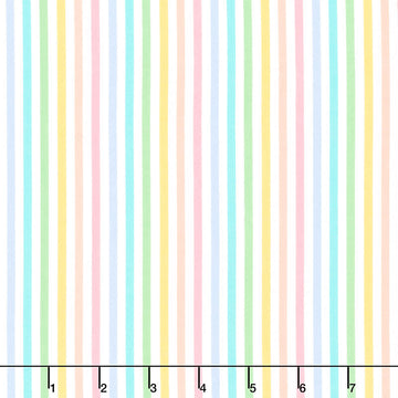 Cozy Cotton Flannels - Stripe Pastel Yardage Primary Image