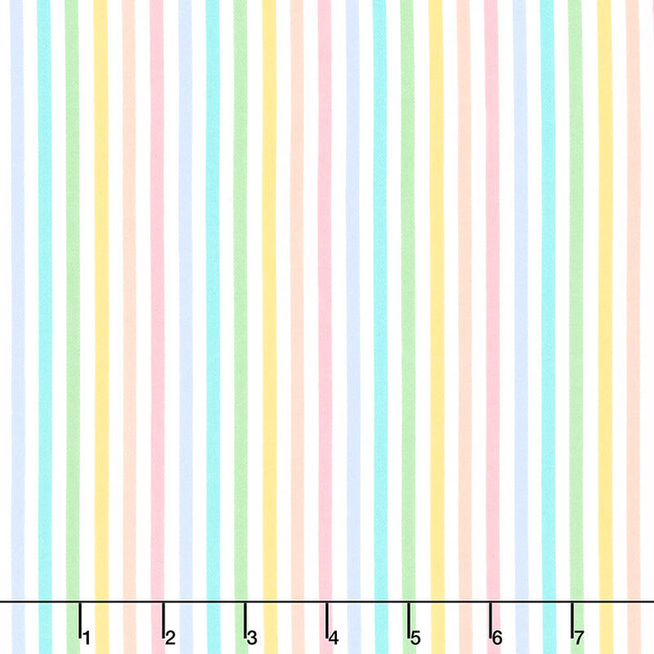 Cozy Cotton Flannels - Stripe Pastel Yardage Primary Image