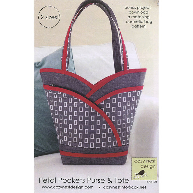 Petal Pocket Purse & Tote Pattern Primary Image