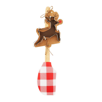 Reindeer Spatula & Cookie Cutter Set