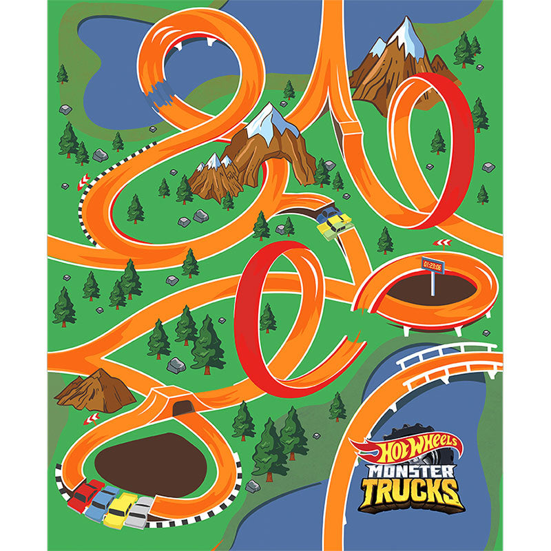 Hot Wheels Monster Trucks - Race Track Panel Multi Primary Image
