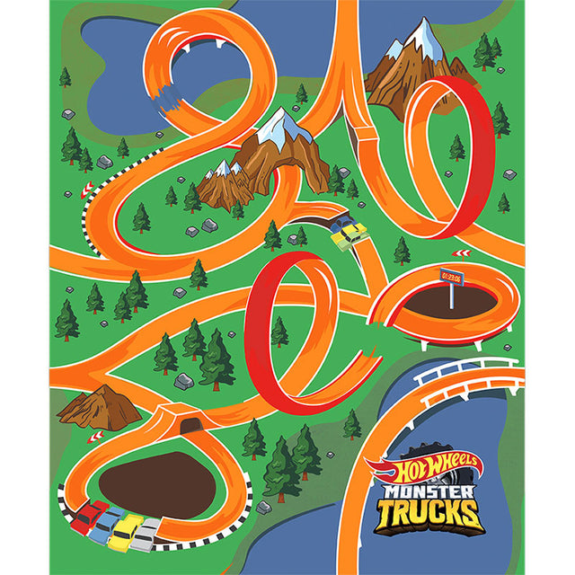 Hot Wheels Monster Trucks - Race Track Panel Multi Primary Image