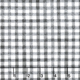 Flora No. 6 - Gingham Black Yardage