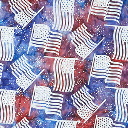 Artisan Batiks - Liberty - Flags Americana Yardage Primary Image