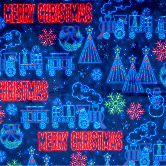 Cuddle® Prints - Deck the Halls Multi Digitally Printed Yardage