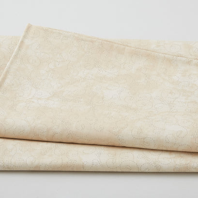 Stitch - Printed Stitches Cream 108" Wide 3 Yard Cut