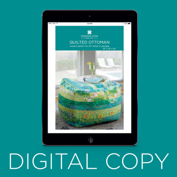 Digital Quilted Ottoman by Missouri Star Primary Image