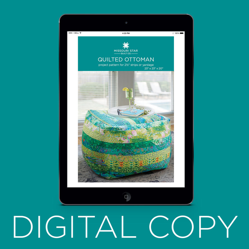 How to Make a Quilted Ottoman Free Project Tutorial