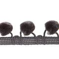 PomPom Fringe - Dark Gray 1-1/8" Primary Image