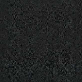 Jardin Noir - Leaves Black Yardage